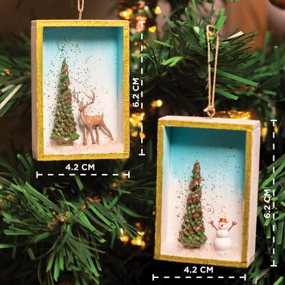 Christmas Matchbox Decor (Set of 2)