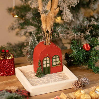 Limited Edition Christmas Vase (With tray)