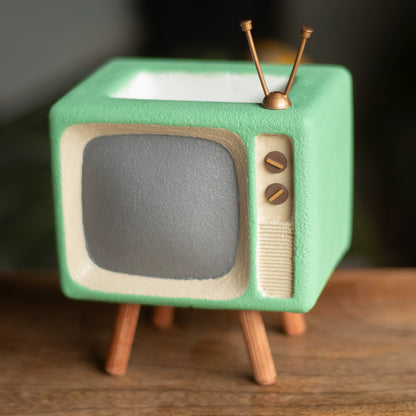 Retro TV Desk Organiser (Mint Green)