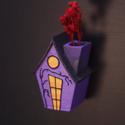 Spooky House Fridge Magnet