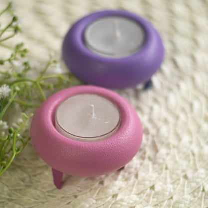 Tealight Tripods Cotton Candy (Set of 2)