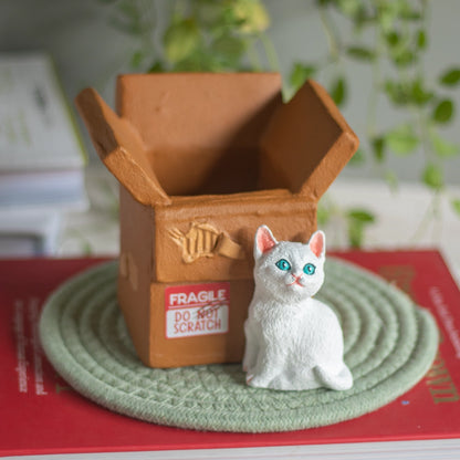 Carton Cat Desk Organiser