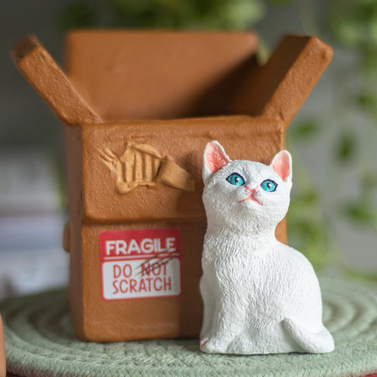 Carton Cat Desk Organiser