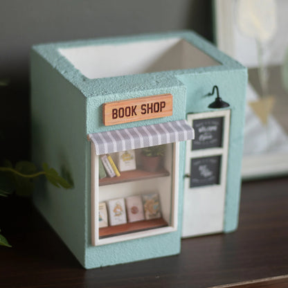 Book Store Planter (Vintage Blue)