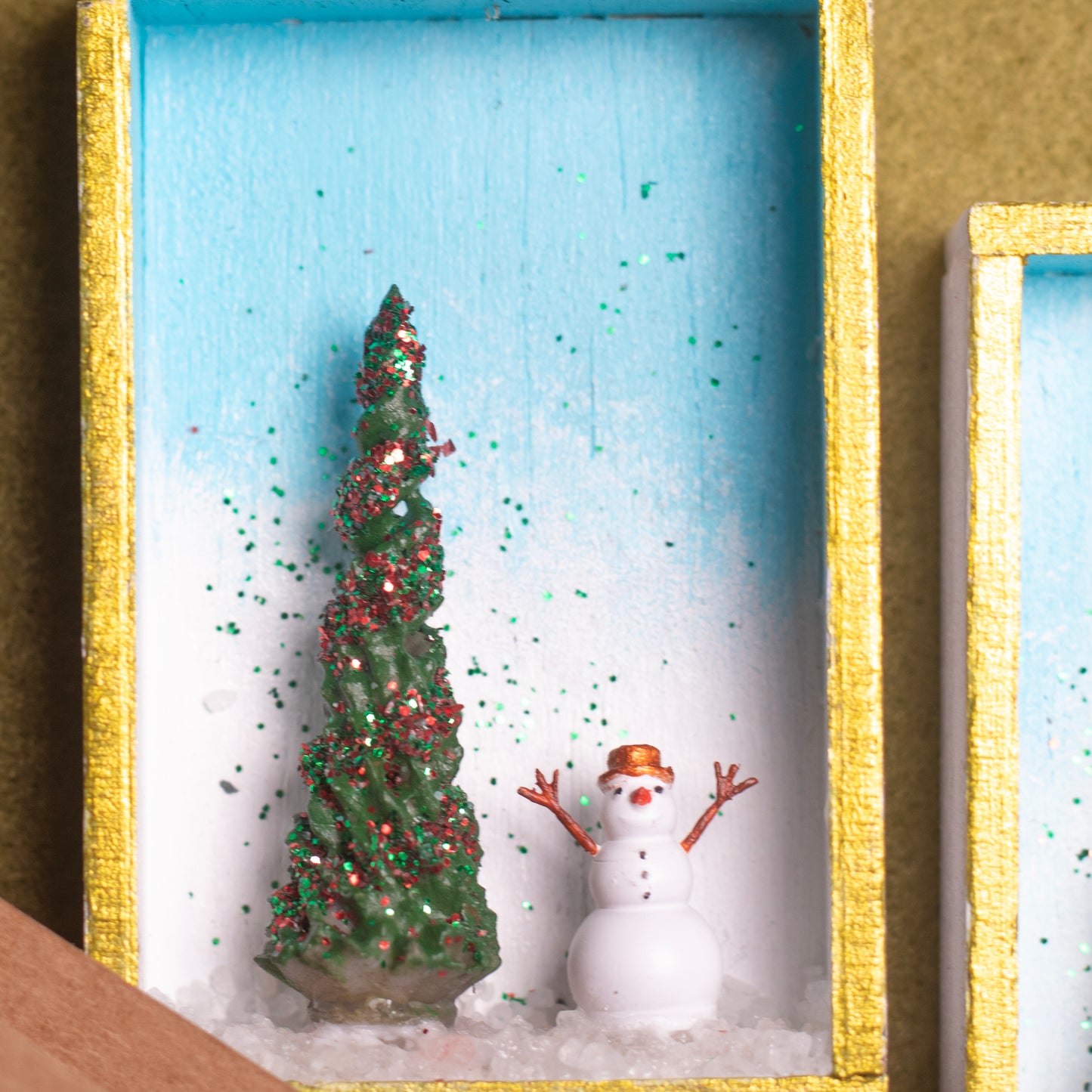 Christmas Matchbox Decor (Set of 2)