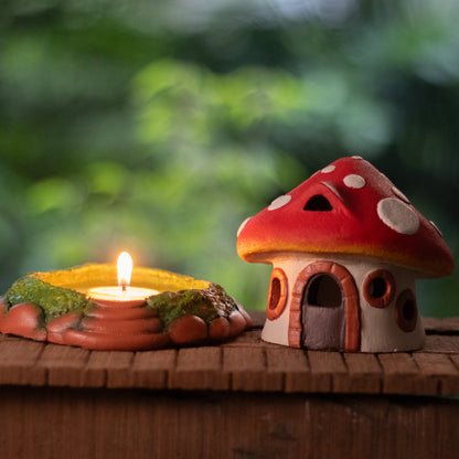 Mushroom Tealight House