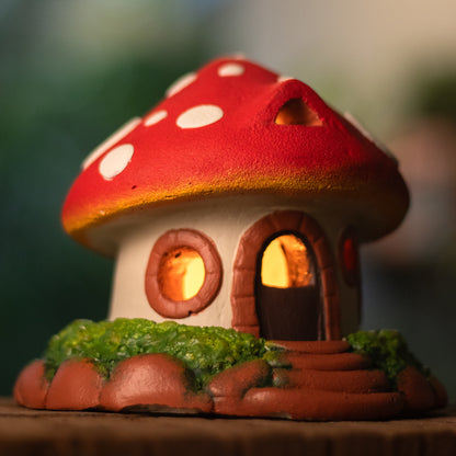 Mushroom Tealight House