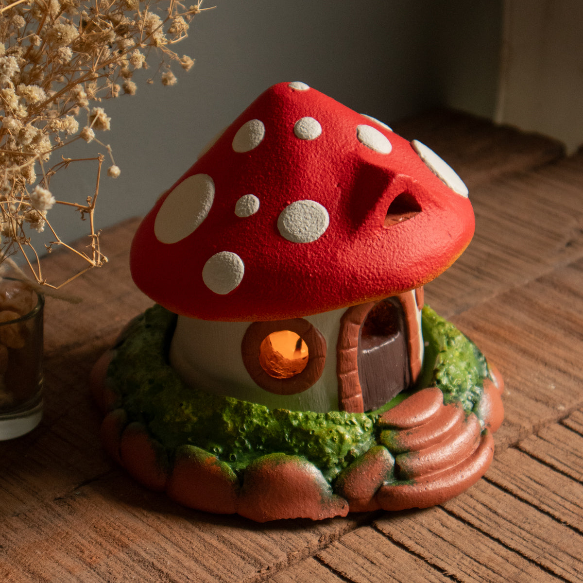 Mushroom Tealight House