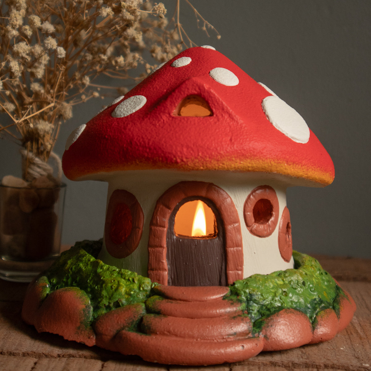 Mushroom Tealight House